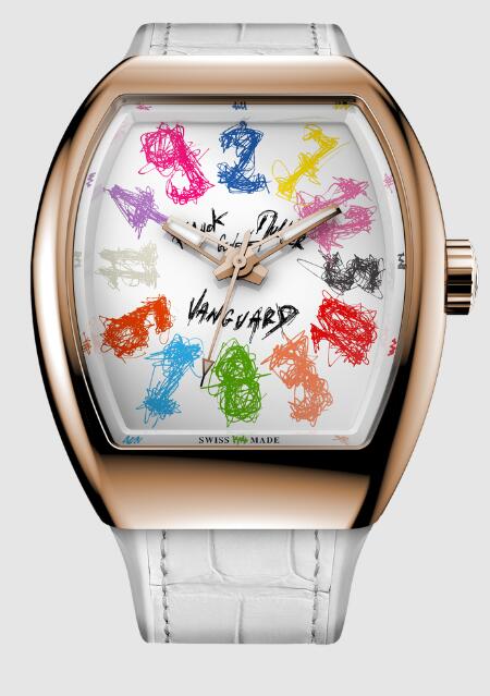 Franck Muller Vanguard Crazy Hours by Hom Nguyen Replica Watch Cheap Price V 45 CH HN COL DRM LTD (BC)